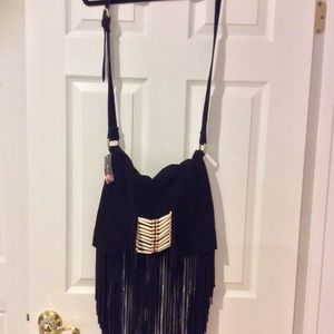 ❤️Raj Leather Fringe Crossbody Bag❤️